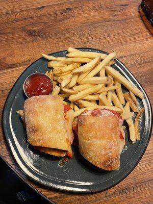 chicken parm sandwich