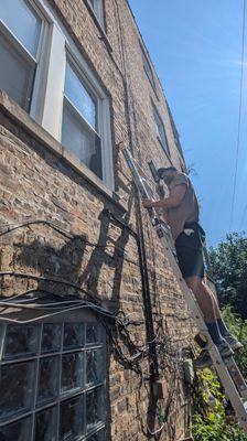 Window repair includes replacing balance mechanisms, sealing gaps to prevent leaks, and insulating the windows.