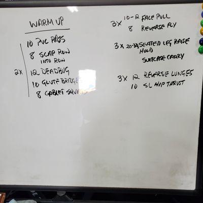 This was my personal routine today since no one showed up at 8am class on president's day holiday!