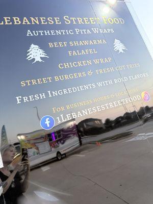 Food truck side