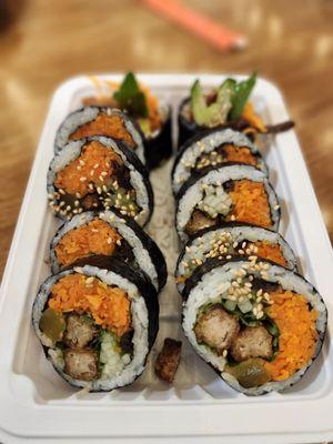 Pork Cutlet Gimbap from Jaws. Meh. Wouldn't order again. Lacking in flavor.