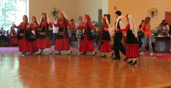 Williamsburg Greek Festival 2019: One of several troupes performing syrtakis