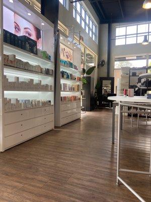 All these beautiful products.