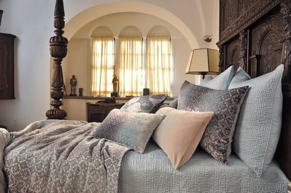 We produce a range of bedding with plenty of pillows to accessorize with!