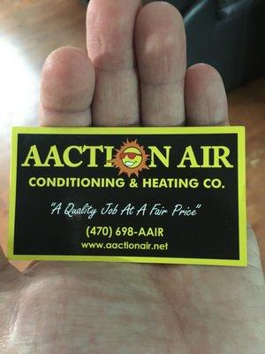 Aaction Air Conditioning & Heating Co