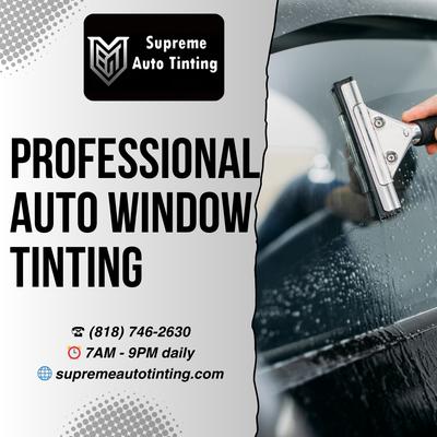 Get premium window tinting at Supreme Auto Tinting!