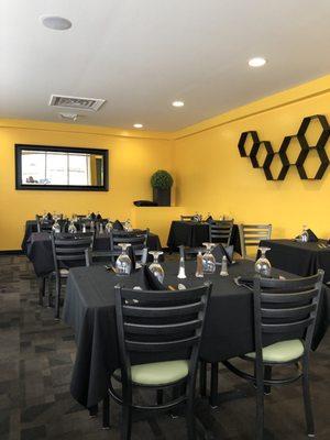 Inside the restaurant