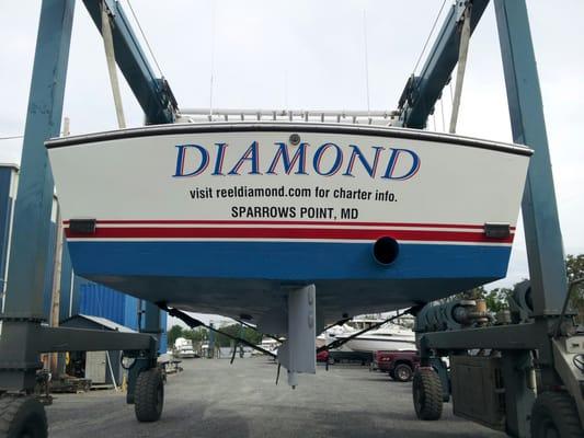 Transom of the F/V Diamond