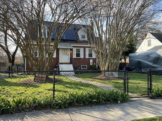 Spring, clean, mulching, trimming, edging, mowing.