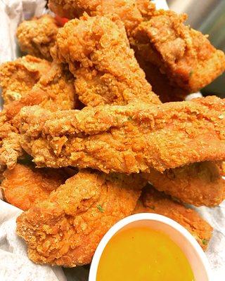 Our famous "FRIED BABY BACK RIBS" will have you coming back for more!