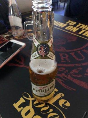 Very reasonably priced and COLD beer