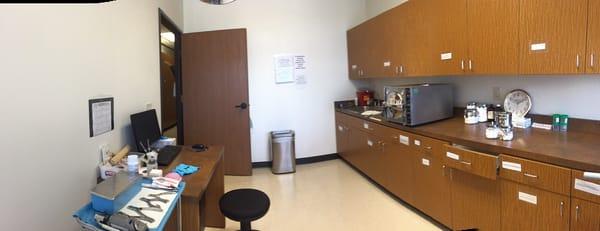 Nice and large exam room which allowed easy wheelchair access.