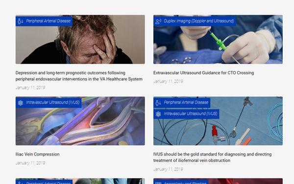 Read Articles on PAD, Venous Disease, and ESRD