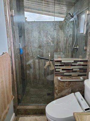 New shower with all the perks!