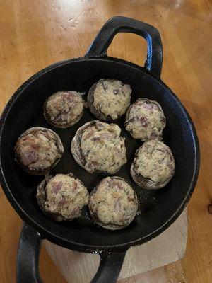 Stuffed mushrooms