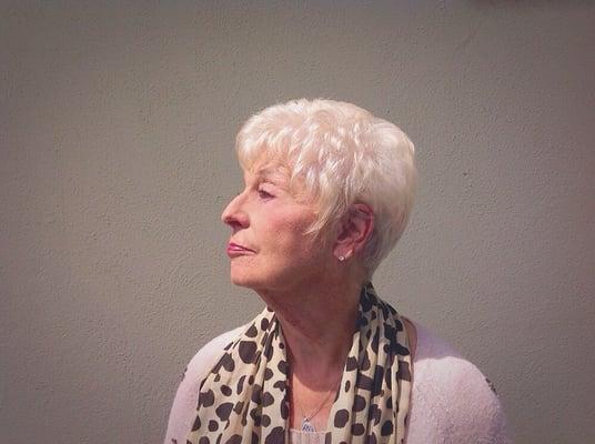 Short pixcy style cut