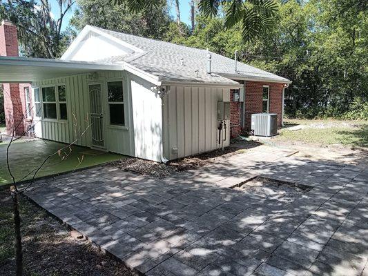 Siding insulation complete