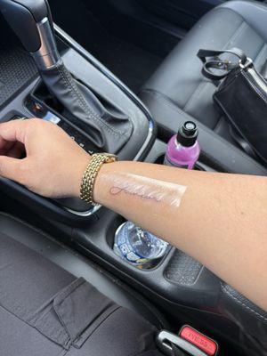 Right after appointment car picture