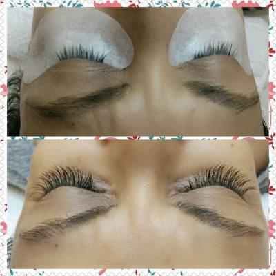 Lashes by Jenna at SC Beauty Salon. This a must do. Jenna does a great job and is quick but precise.