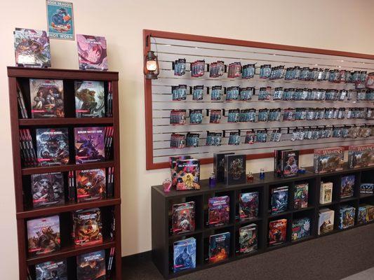 All D&D essential books and campaigns