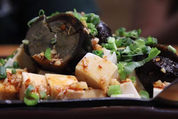 Century Egg & Tofu Salad.