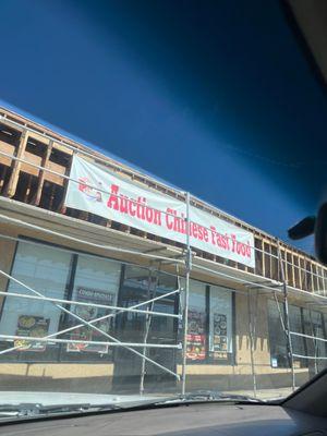 Chinese cuisine Store fascade renovation