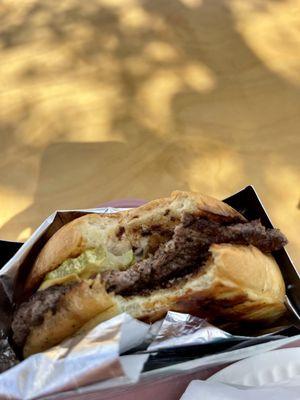 Mini smash burger. Perfection!