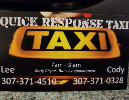 Quick Response Taxi