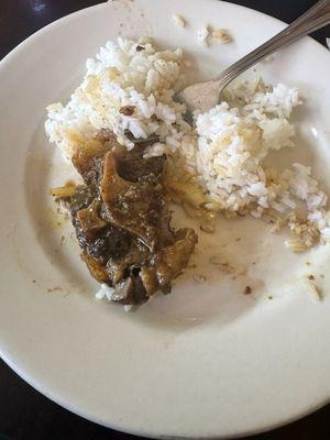 Oxtail and rice