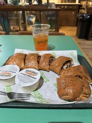 Large Philly cheesesteak Stromboli.