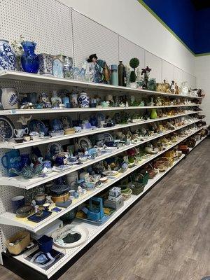 Color coordinated aisles.