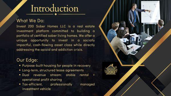 Invest 200 Sober Homes