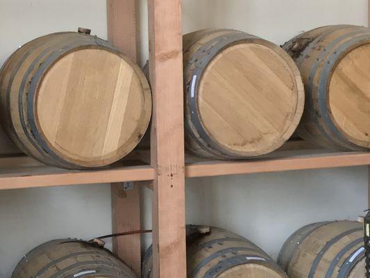 whiskey barrels
