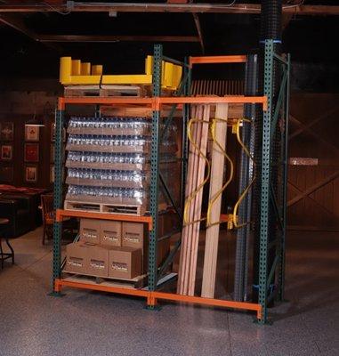 You can store pretty much anything on a rack like this!