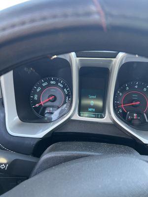 No indication light on my car at the first inspection however, Stephen claimed that my car fell due to that