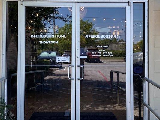 Ferguson Home Signage on Door