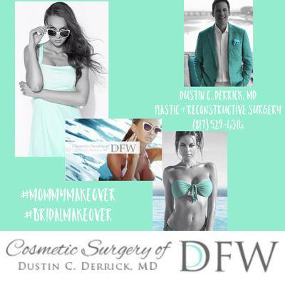 Real patients, Real results, Real personalized Cosmetic Surgery of DFW
 Dustin C Derrick, MD
 Plastic & Reconstructive Surgeon
 817.952.5340
