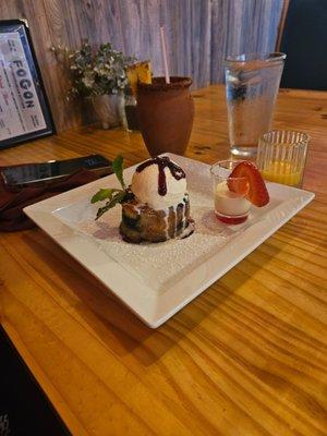 Blueberry Bread Pudding