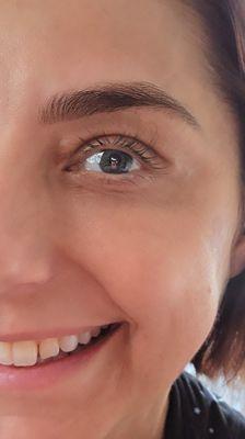 Beautifully shaped eyebrow.