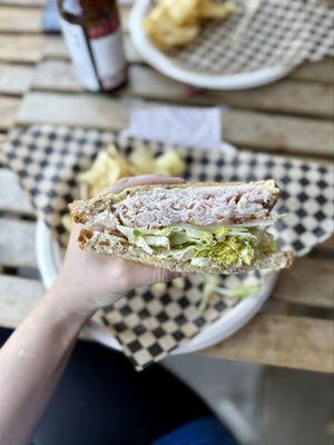 Smoked turkey & apple