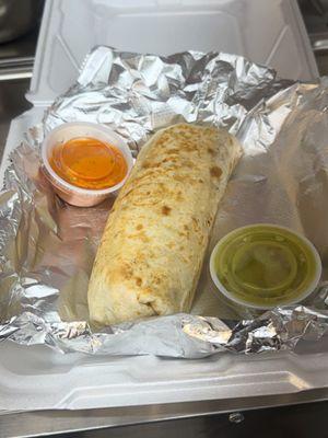 Our specialty burrito fresh and soo good !!