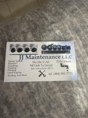 JJ Maintenance