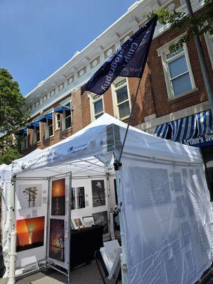 One of the tents with Fine Art Photography.