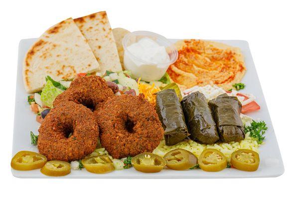 Veggie sampler plate