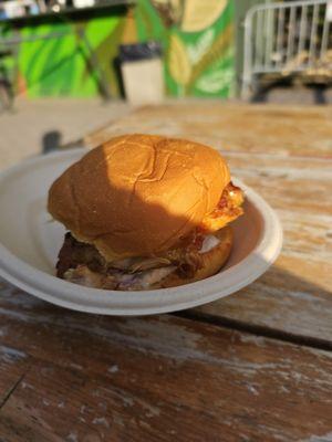 Chicken Sandwich. $10. Think Popeyes but worse