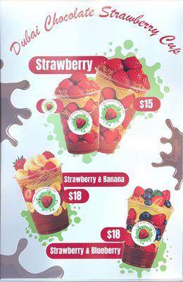 Dubai Chocolate Strawberry Cup