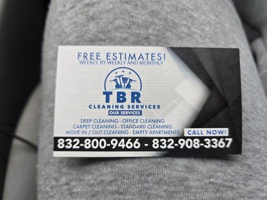 TBR Cleaning Services