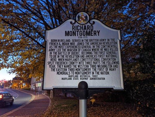 Richard Montgomery Historical Marker