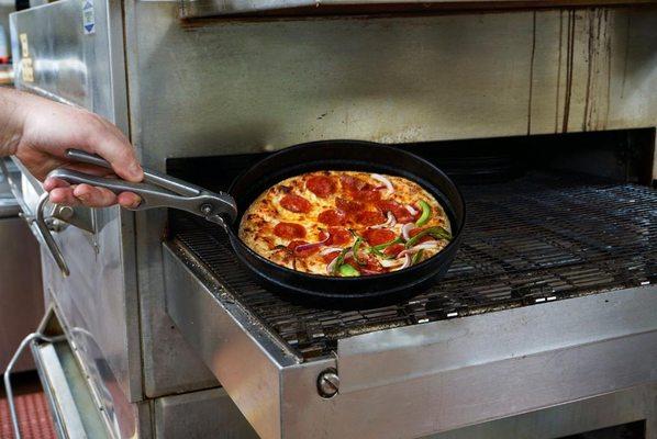 Pizza made fresh to order