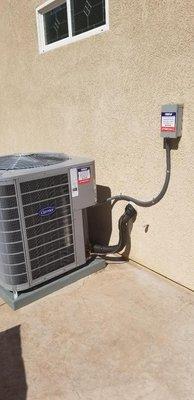 Carrier Condenser install